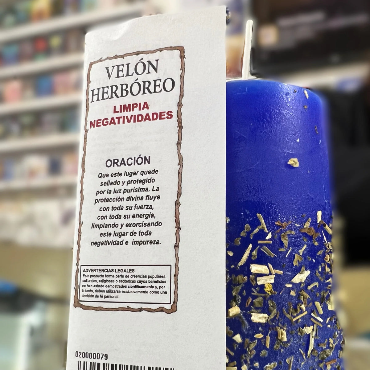 Vela Herbal Karma — Limpieza Energética y Renovación