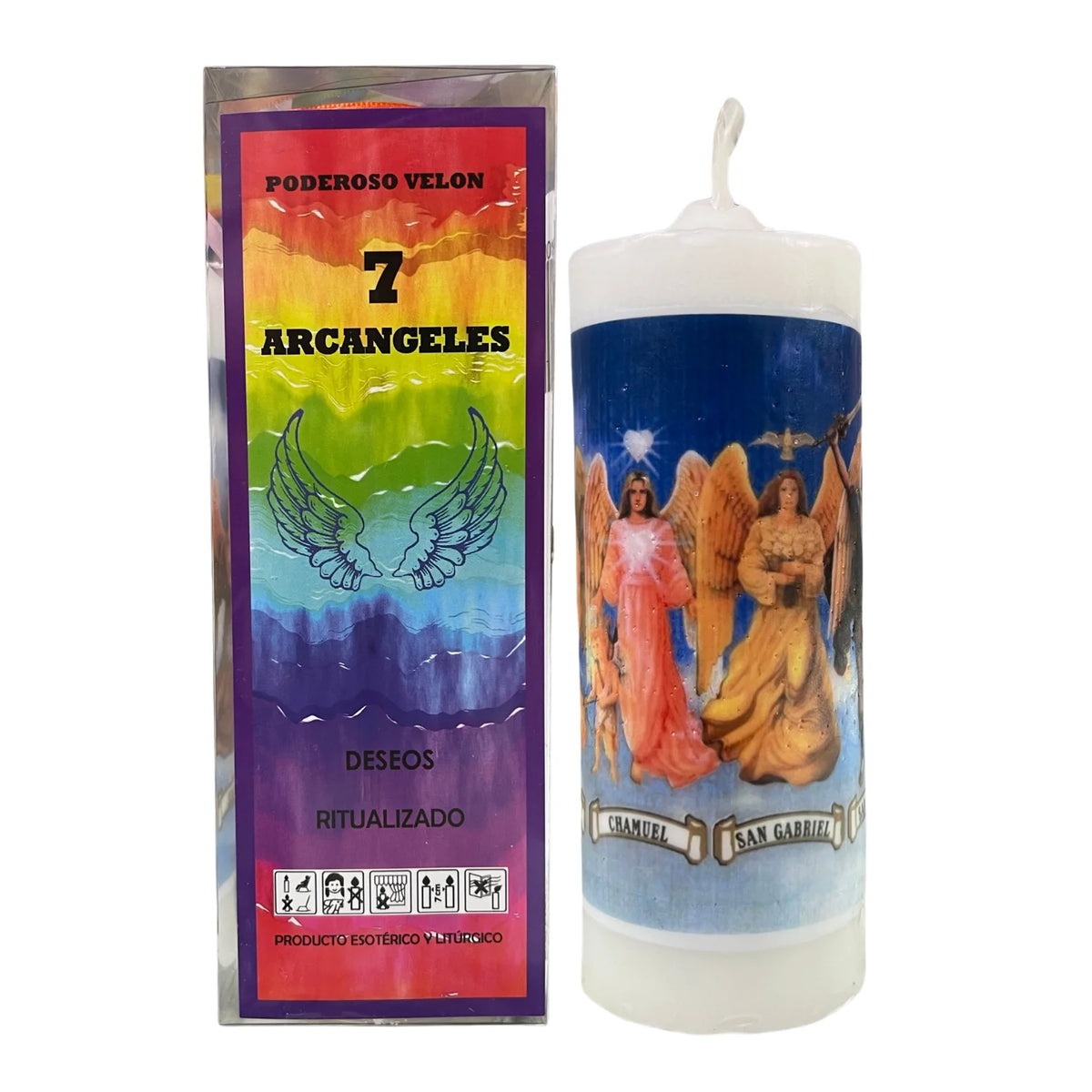 Vela Ritual de los 7 Arcángeles — Protección y Peticiones Espirituales