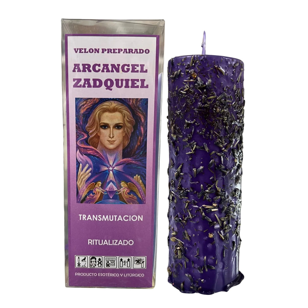 💜 Vela Ritual del Arcángel Zadquiel — Transmutación y Renovación Espiritual