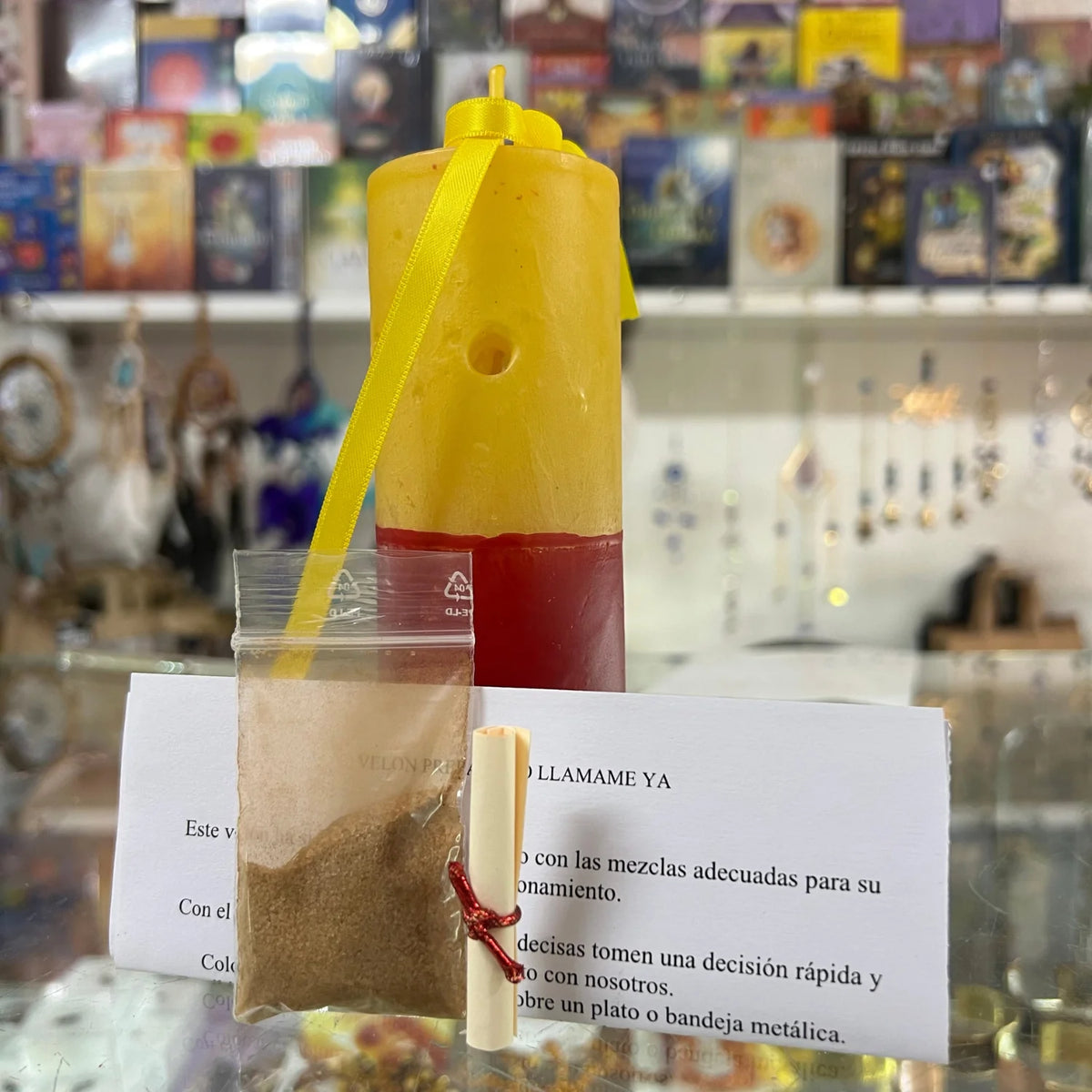 Velón Ritual «Llámame Ya» — Comunicación y Reconciliación