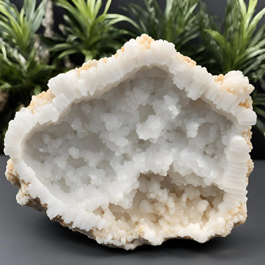 Geoda de Calcita Natural — Cristal para Altares y Armonía