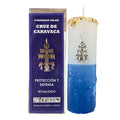 Velón de la Cruz de Caravaca — Protección Espiritual con Amuleto y Oración