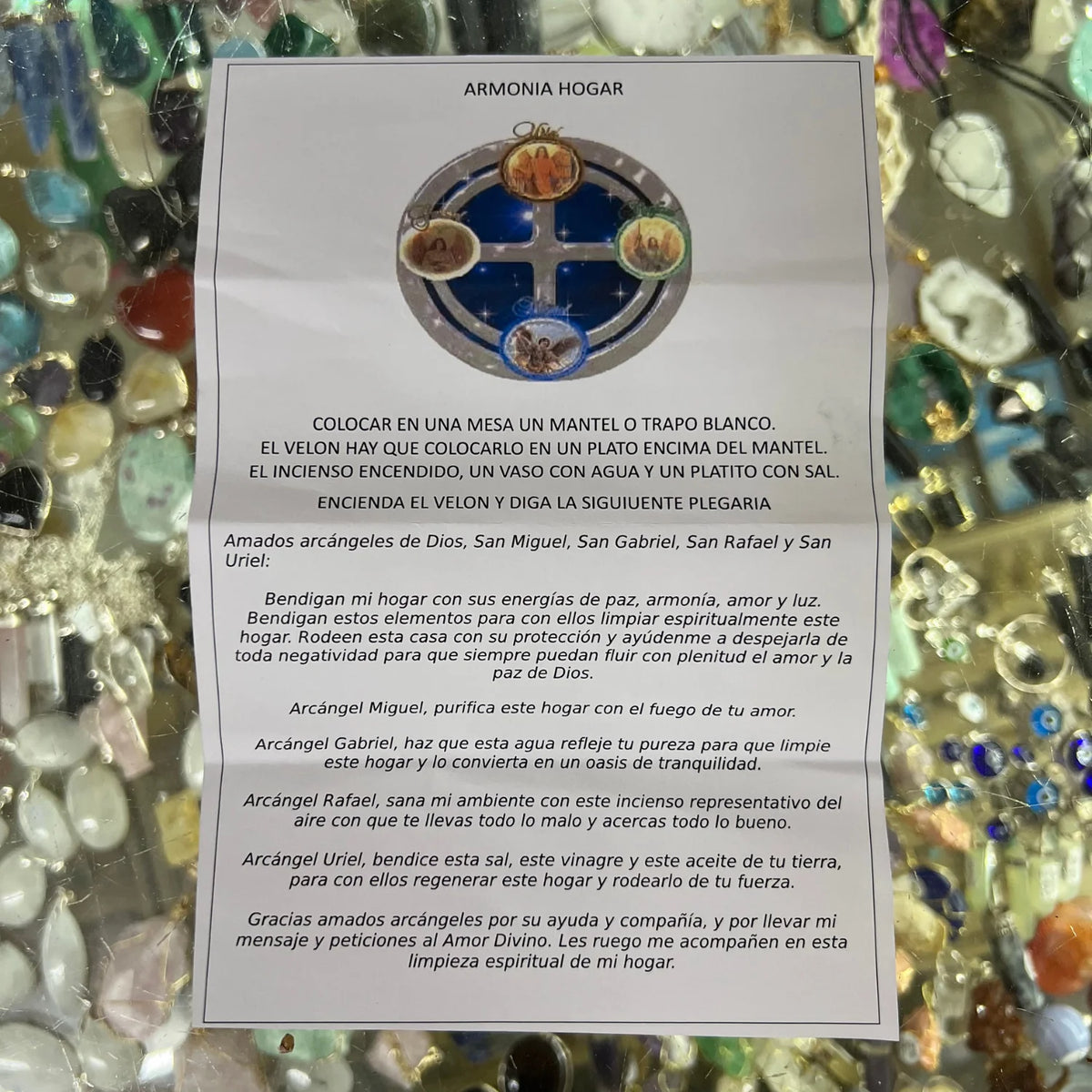 Velón de la Cruz de Caravaca — Protección Espiritual con Amuleto y Oración