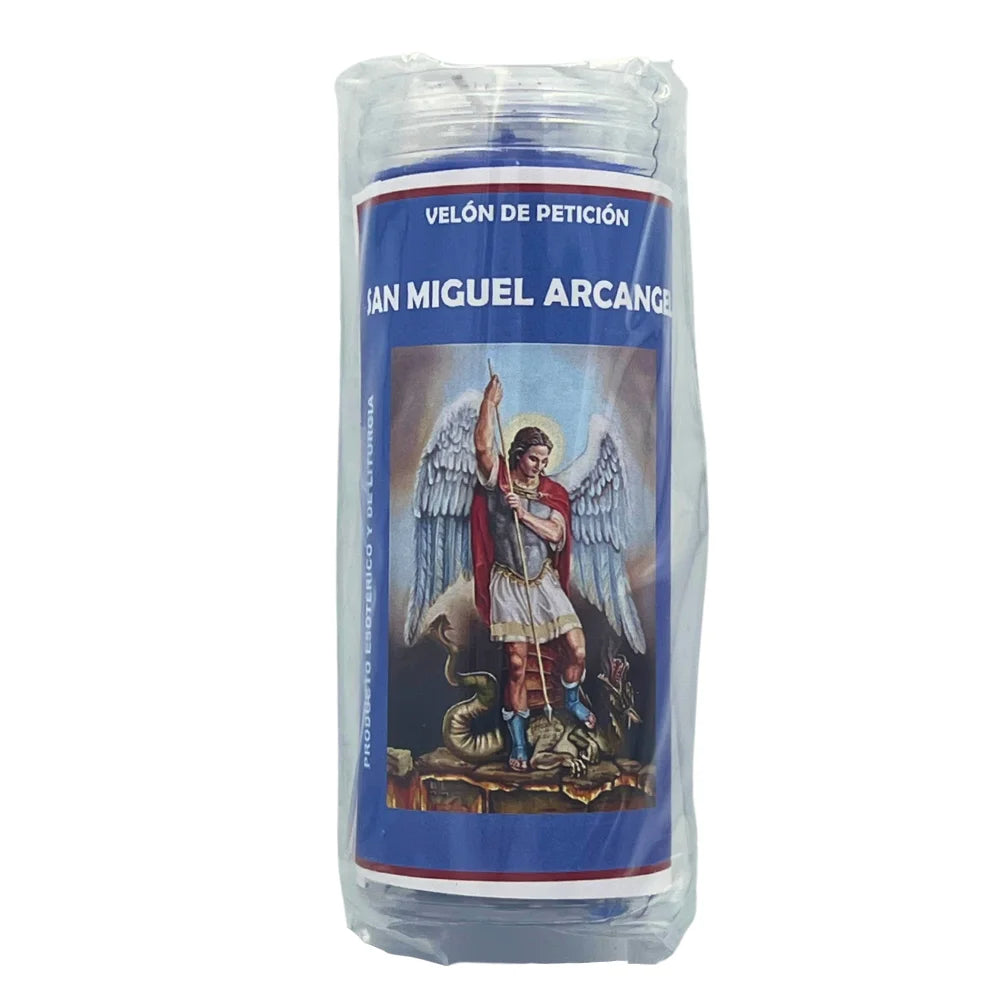 Vela del Arcángel San Miguel — Protección Espiritual con Aceite Litúrgico