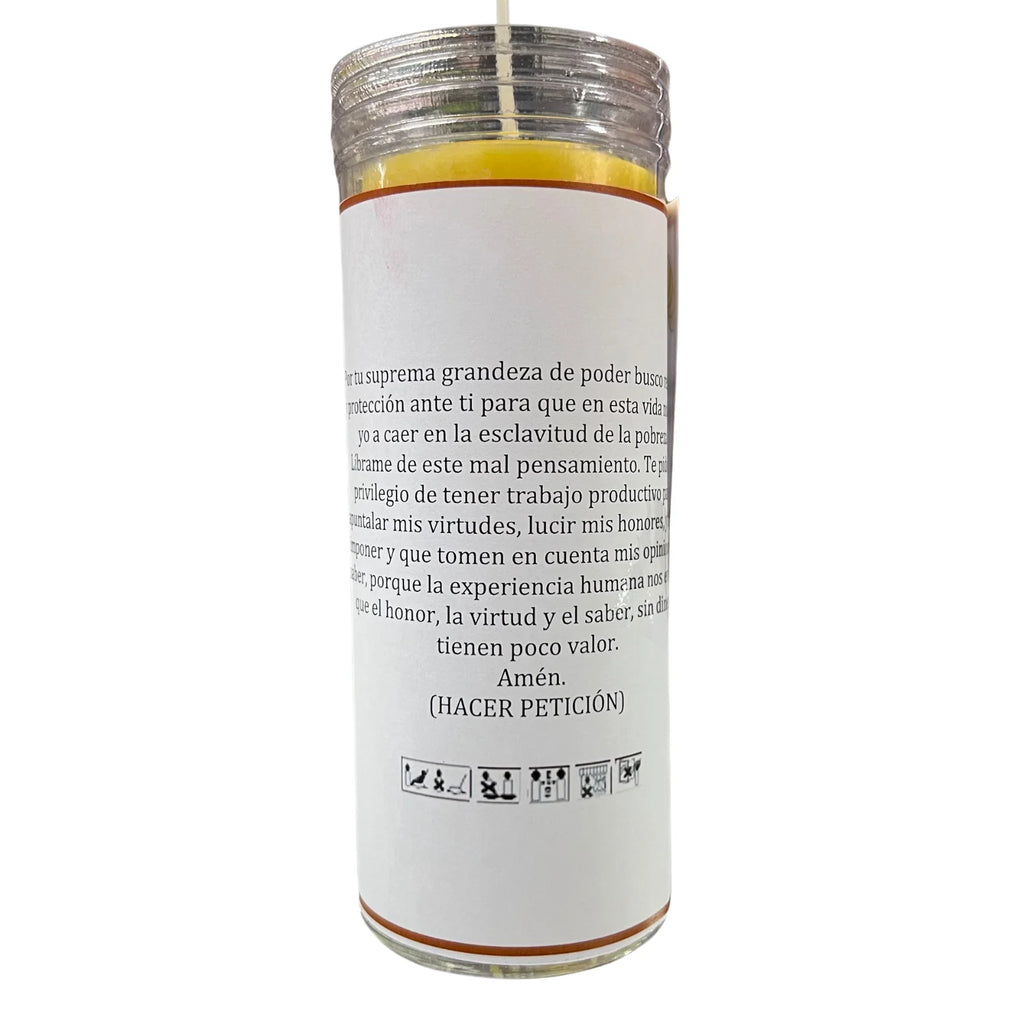 Vela de Juan del Dinero con Aceite Ritual — Abundancia y Prosperidad