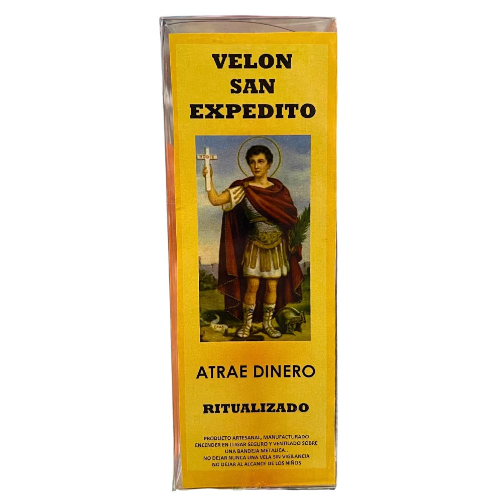 Vela Ritual de San Expedito — Dinero, Abundancia y Prosperidad