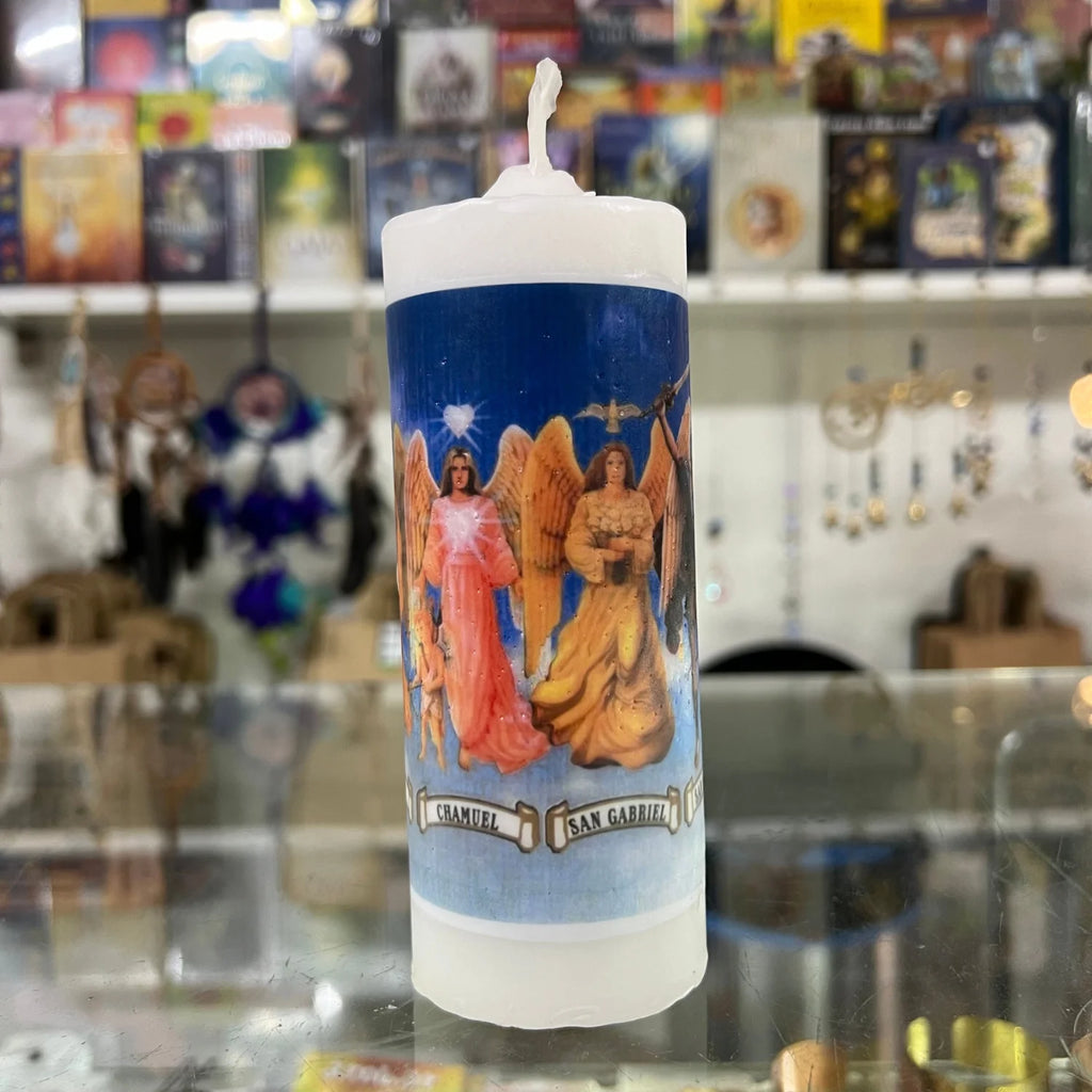 Vela Ritual de los 7 Arcángeles — Protección y Peticiones Espirituales