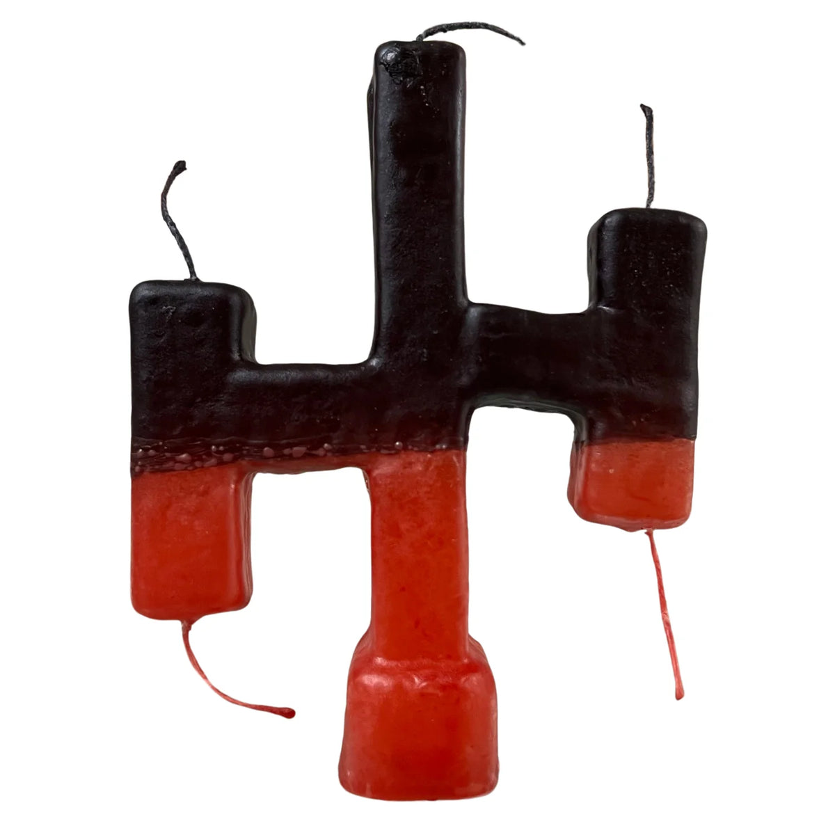 Ritual de Exú Abrecaminos — Vela de 5 Mechas y Aceite Desatrancadera