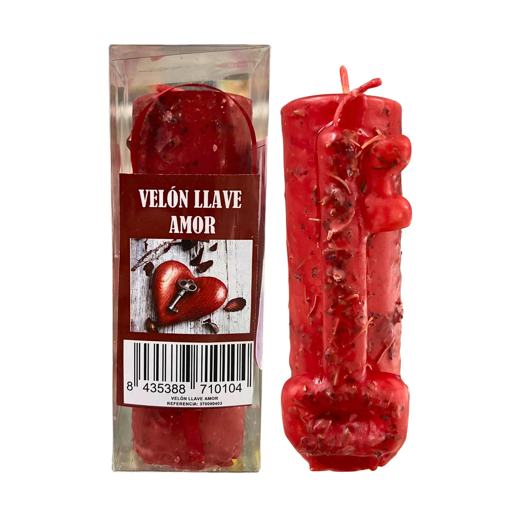 Vela Ritual Llave del Amor — Abre las Puertas del Corazón