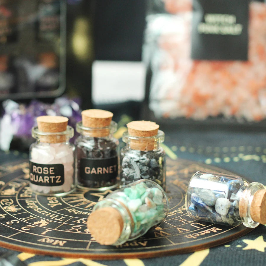 Cofre de Bruja — Kit de Magia y Cristales Naturales