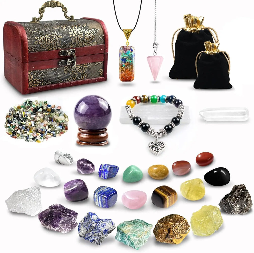 Cofres de Brujería — Kits de Cristales, Altares y Rituales