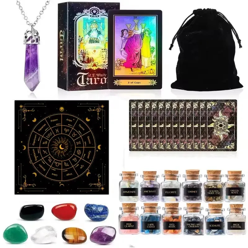 Cofre de Bruja — Kit de Magia y Cristales Naturales
