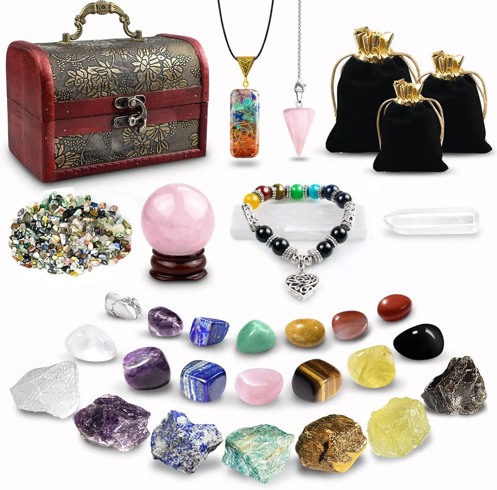 Cofres de Brujería — Kits de Cristales, Altares y Rituales