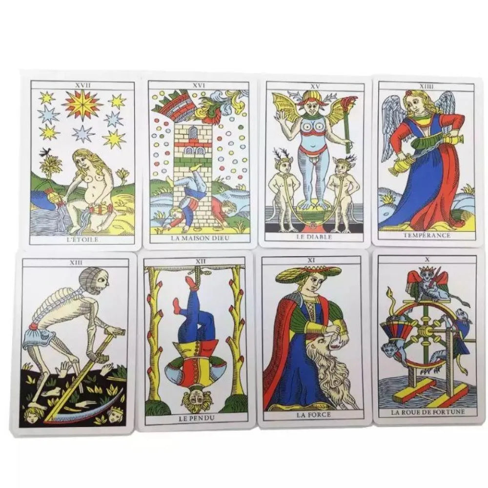 Tarot de Marsella Mini — 78 Cartas Tradicionales