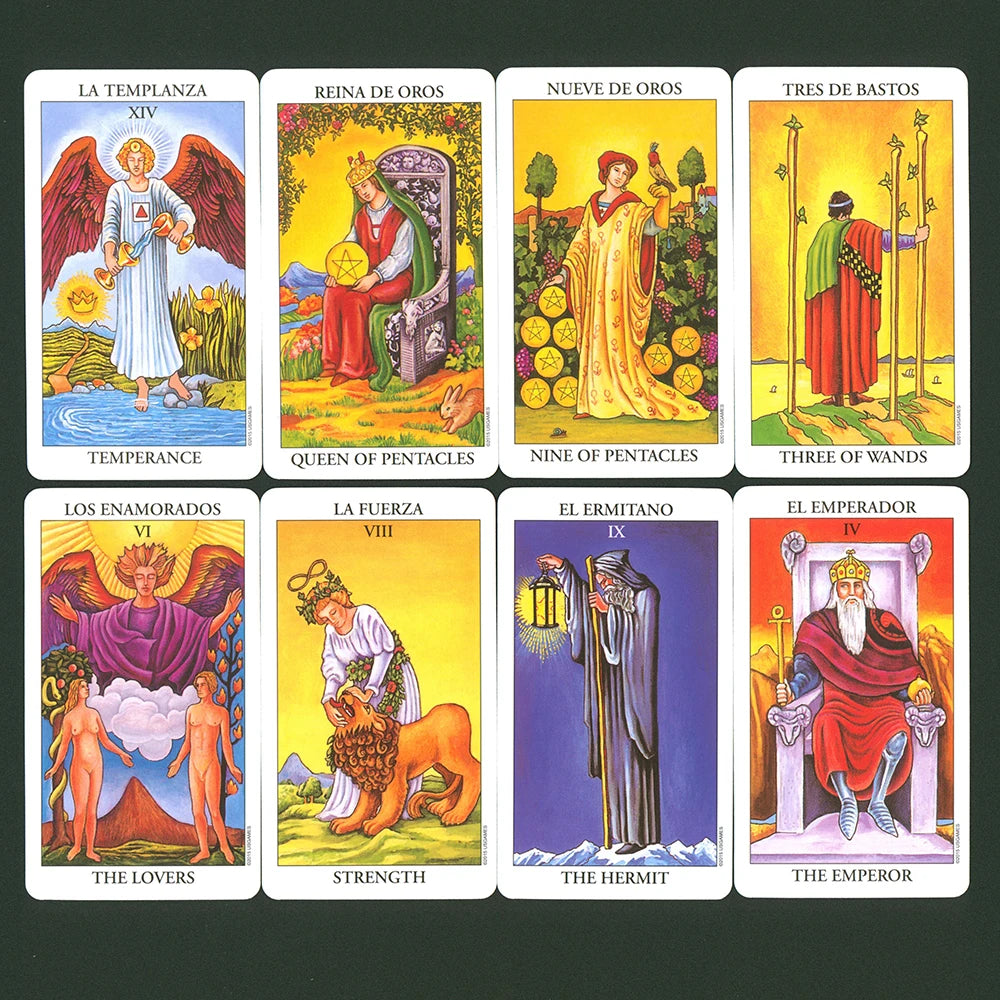 Tarot Rider-Waite en Español — 78 Cartas con Guía para Principiantes