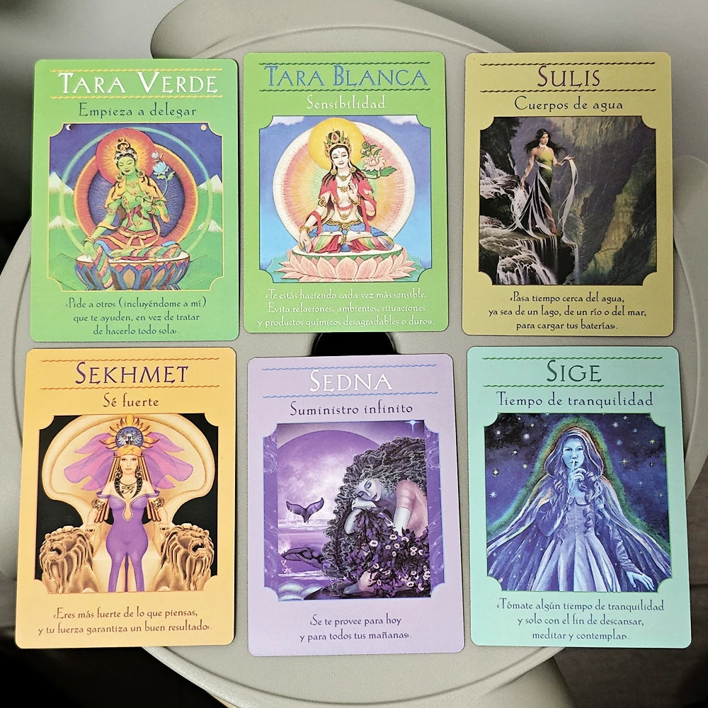 Oráculo de las Diosas — Goddess Guidance | 44 Cartas en Español