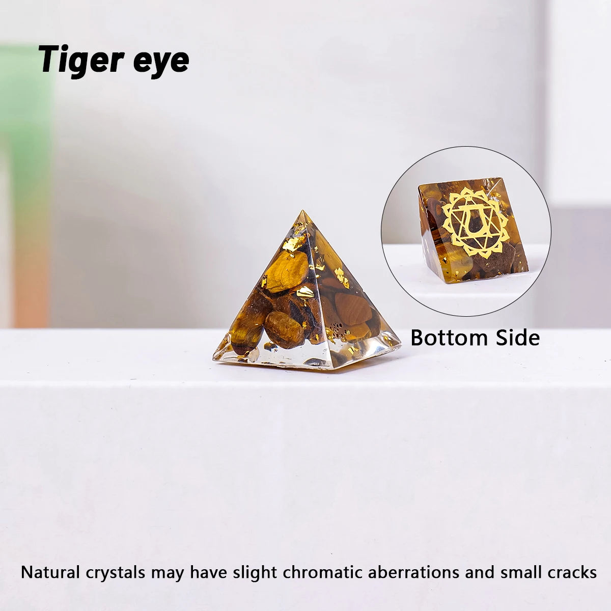Minipirámides de Cristales Naturales — Amuletos para Altares y Chakras