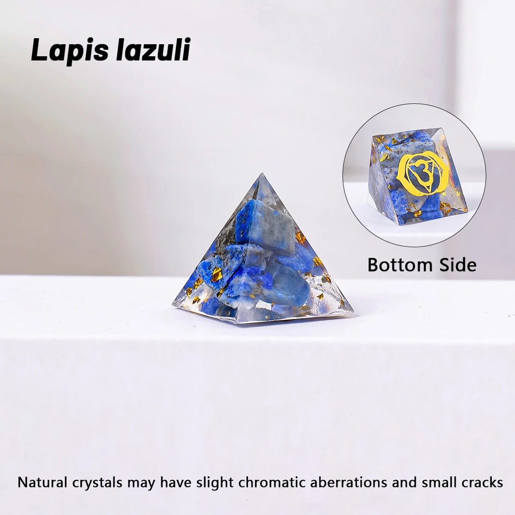 Minipirámides de Cristales Naturales — Amuletos para Altares y Chakras
