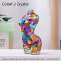Diosa de Cristal Natural — Figura Femenina de Feminidad y Amor Propio