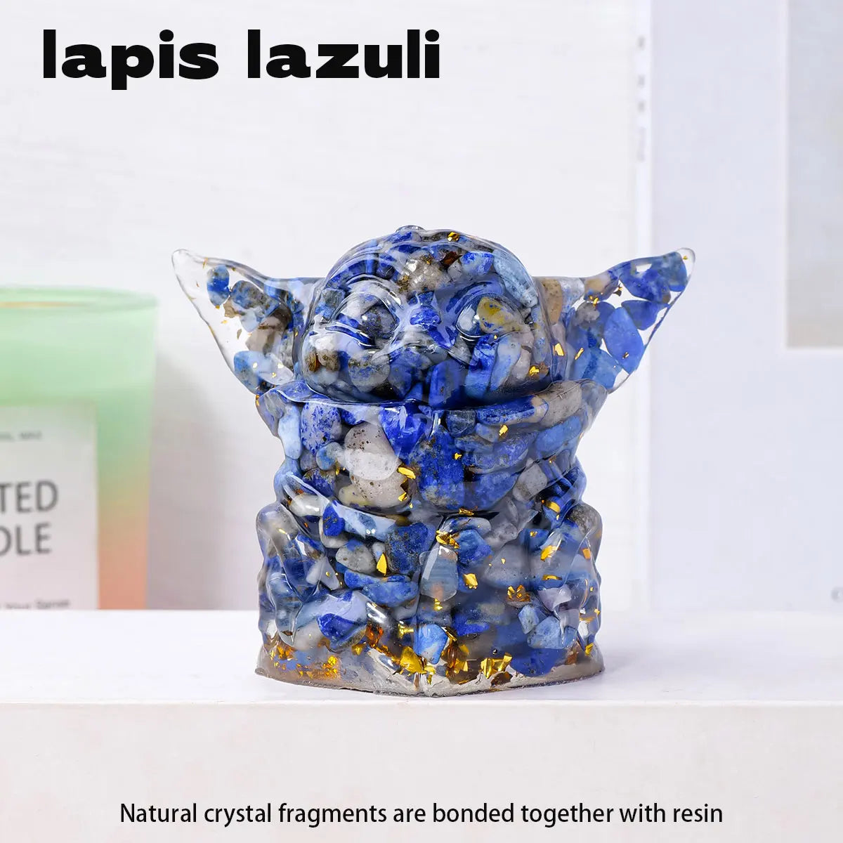 Pequeño Maestro de la Sabiduría — Figura de Cristal Natural