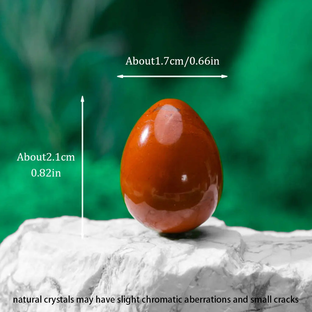 Caja de Mini Huevos de Cristales Naturales — Colección de Minerales