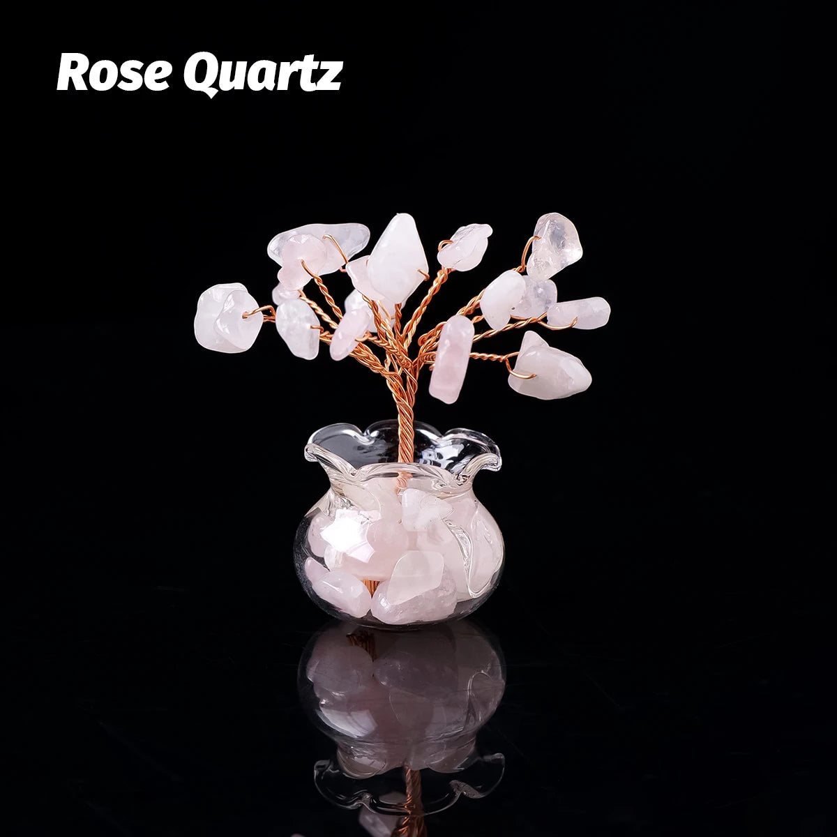 Mini Árbol de Cristales Naturales — Árbol de la Abundancia