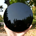 Espejo Mágico de Obsidiana Natural — Visión e Intuición