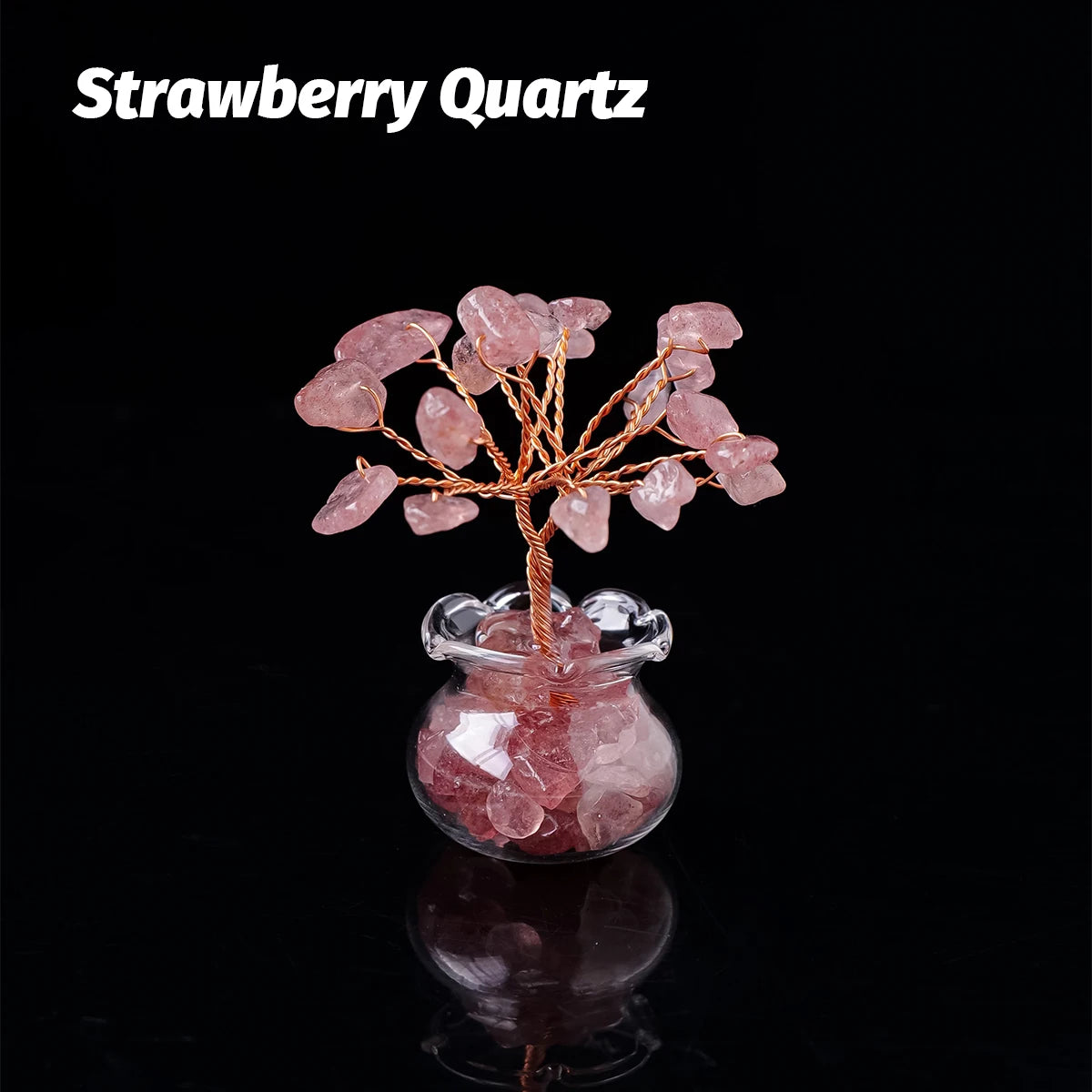 Mini Árbol de Cristales Naturales — Árbol de la Abundancia