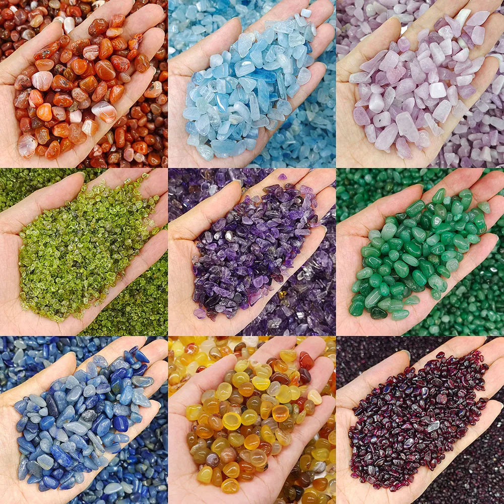 Chips de Piedras Naturales — Minerales para Rituales, Altares y Manualidades