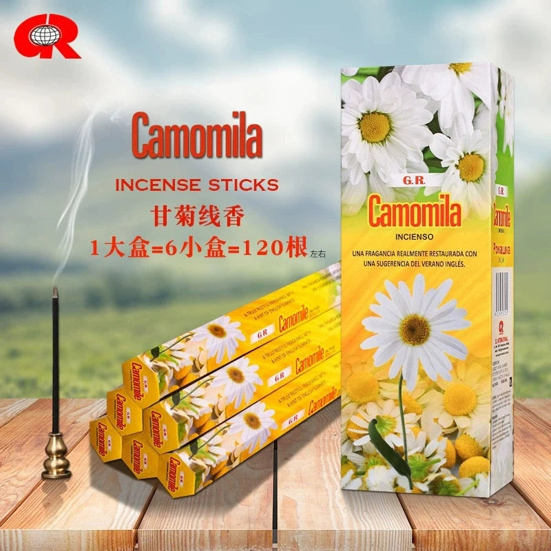 Inciensos Aromáticos de la India — 20 Varillas para Meditación y Rituales