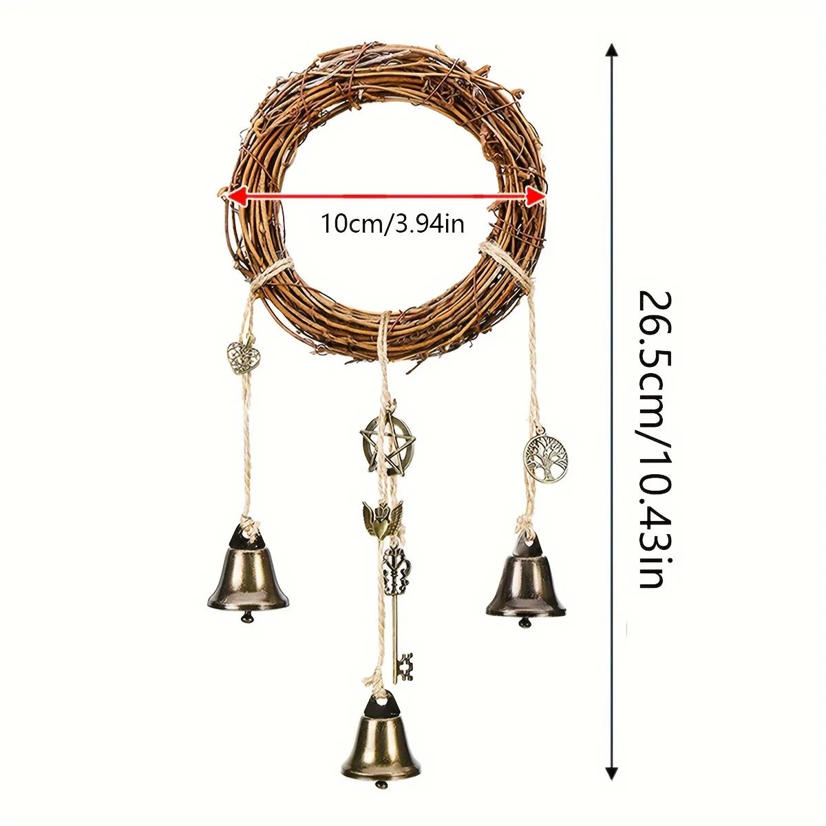Campanas de Bruja Vintage — Protección y Armonía del Hogar