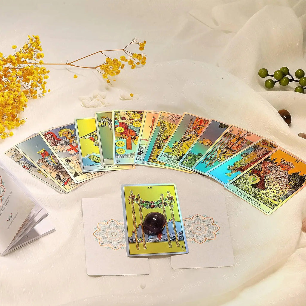 Tarot Arcoíris Holográfico — 78 Cartas de Luz y Magia