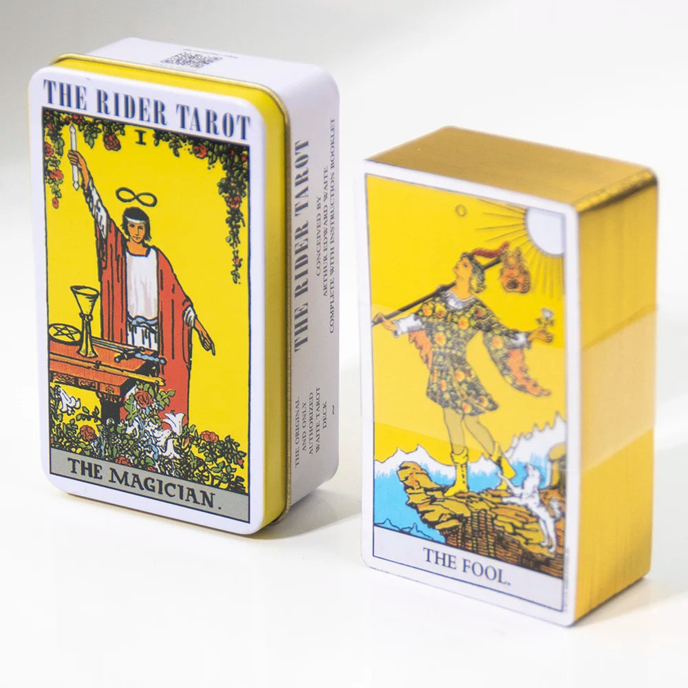 Tarot Rider-Waite con Caja Metálica