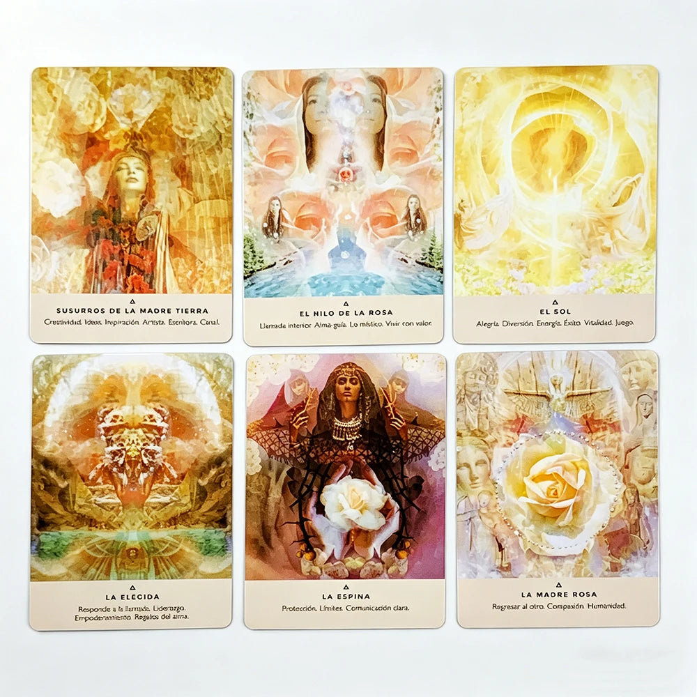 Oráculo de las Rosas — 44 Cartas de Intuición y Sabiduría Espiritual
