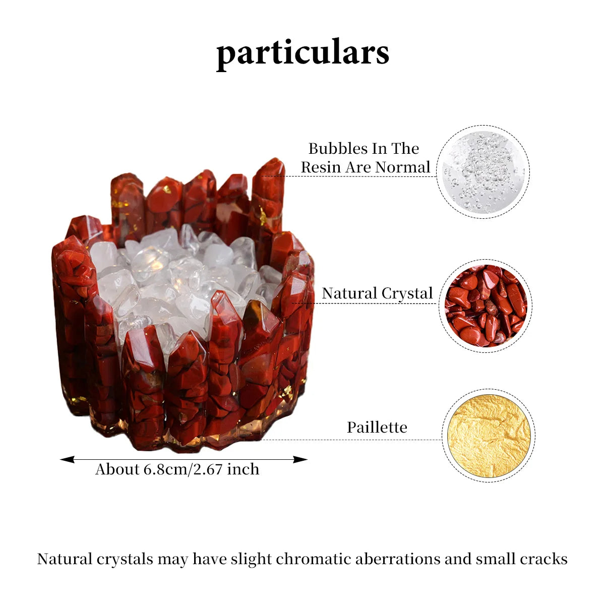 Cuenco Energético de Cristales Naturales — Decoración de Altar