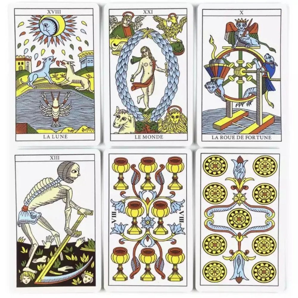Tarot de Marsella Mini — 78 Cartas Tradicionales