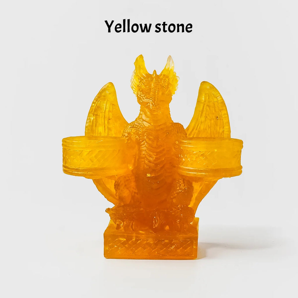 Dragón Guardián de Cristales Naturales — Figura Decorativa de Altar