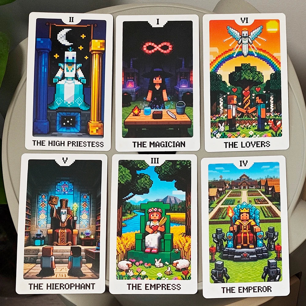🎮 Tarot Pixelado — Los 22 Arcanos Mayores