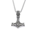Colgante Martillo de Thor — Mjölnir Vikingo de Acero Inoxidable 316L