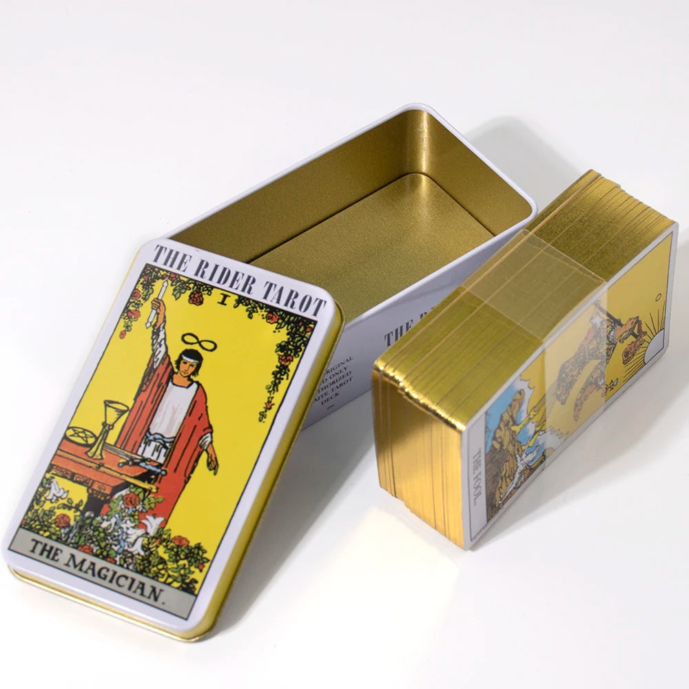 Tarot Rider-Waite con Caja Metálica