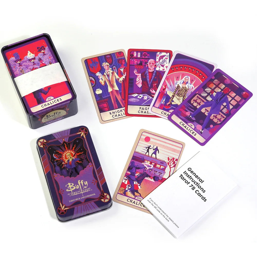 Tarot de Buffy, Cazavampiros — 78 Cartas con Bordes Rojos