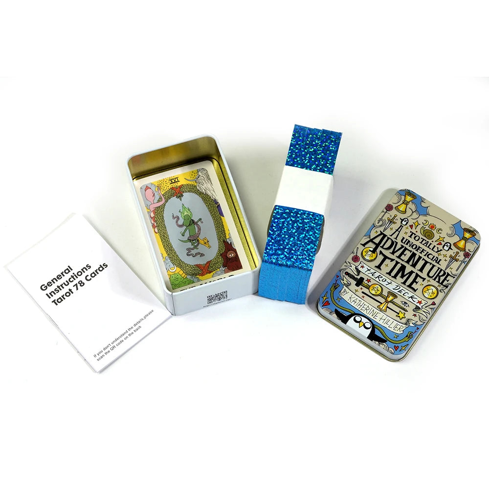 Tarot Hora de Aventuras — Adventure Time | Edición con Bordes Dorados