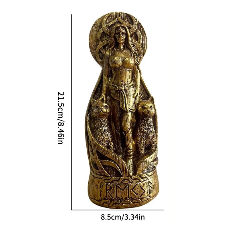 Estatua de la Diosa Freyja — Amor, Magia y Poder Femenino