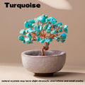 Árbol de la Abundancia con Cristales Naturales — Feng Shui y Decoración Espiritual