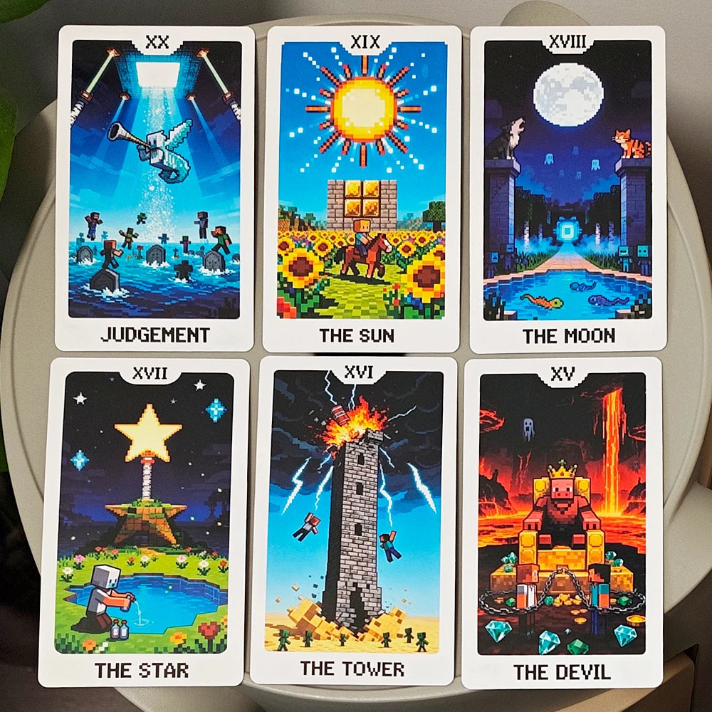 🎮 Tarot Pixelado — Los 22 Arcanos Mayores