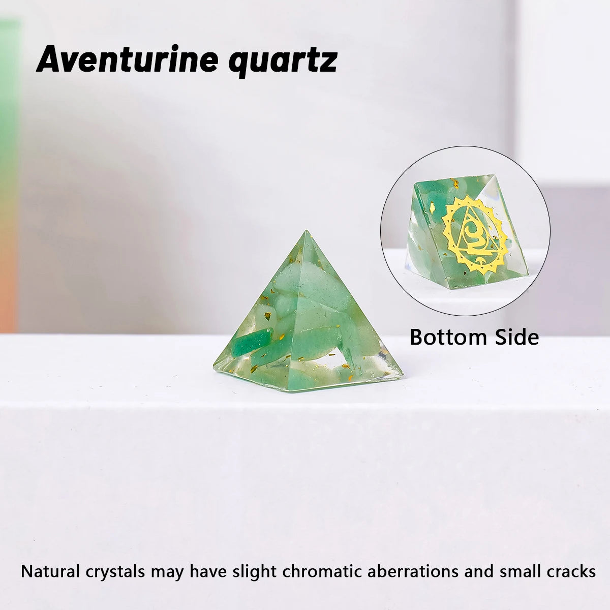 Minipirámides de Cristales Naturales — Amuletos para Altares y Chakras