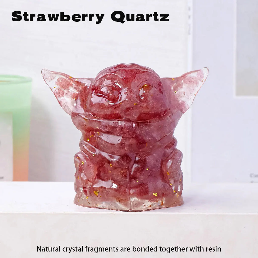 Pequeño Maestro de la Sabiduría — Figura de Cristal Natural