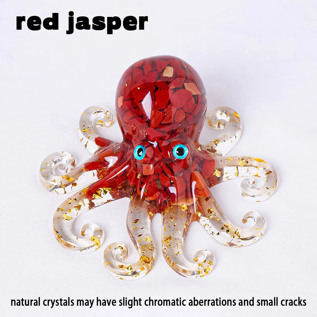 Pulpo de Cristales Naturales — Figura Decorativa Marina