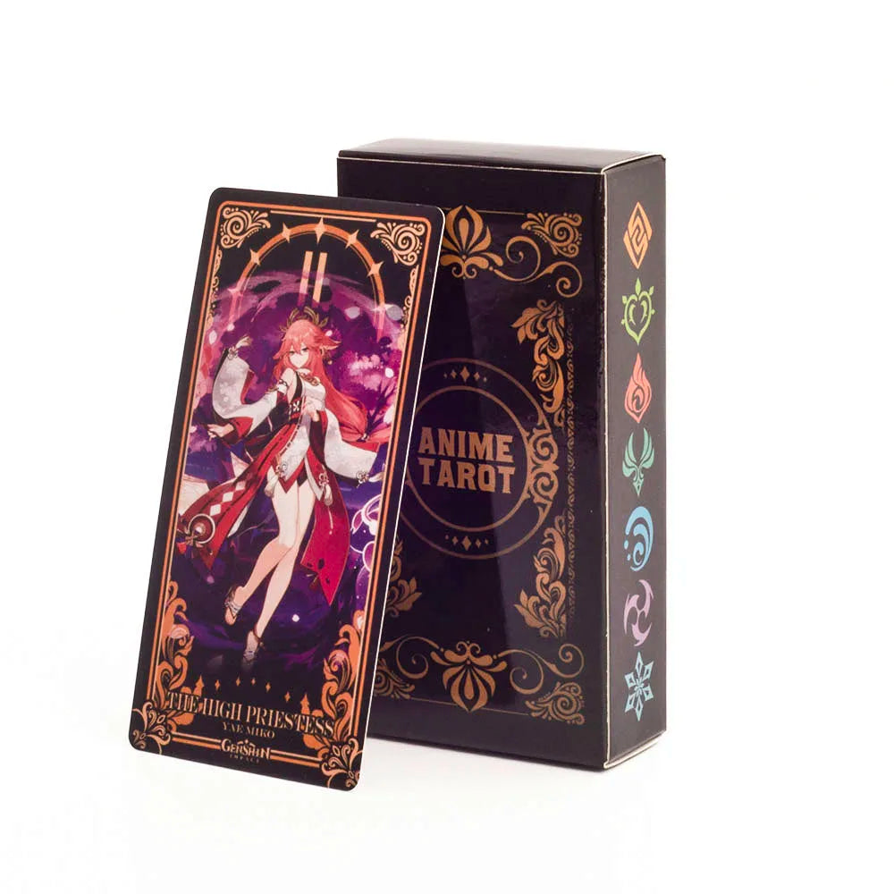 Tarot con temática Genshin Impact
