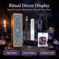 Kit de Bruja con Amatista y Cristales Naturales — Set Mágico de Regalo